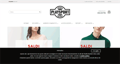 Desktop Screenshot of playsportemporio.it